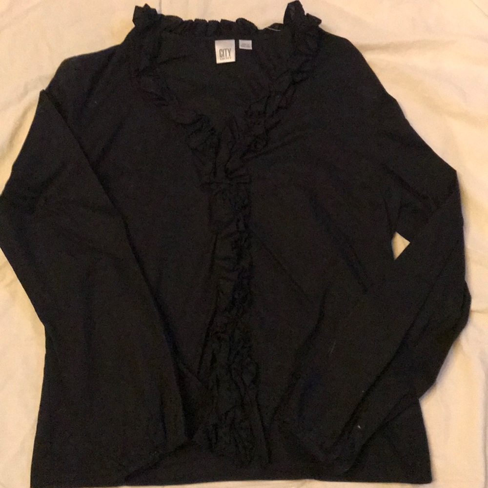 Black dress shirt